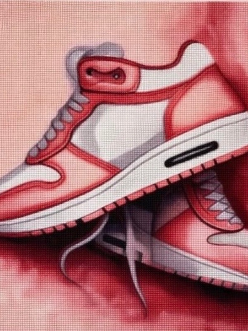 Pink Sneakers Diamond Art
